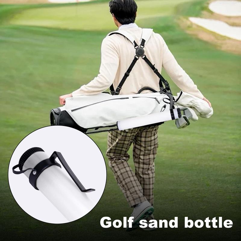 Golf Equipment Youtube - 휴대용 푸시 카트 모래 병, 뚜껑이