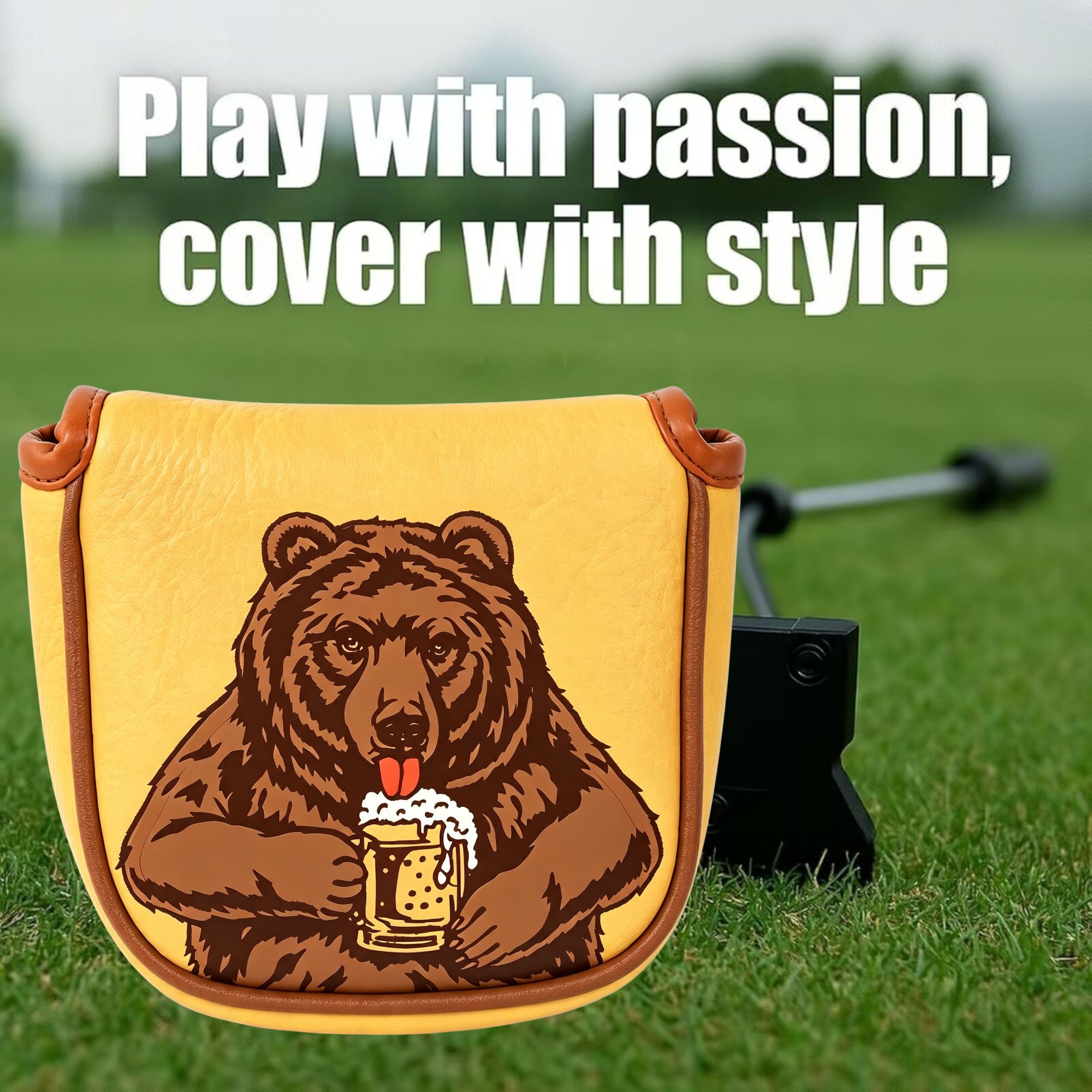 대부분의 브랜드에 적합한 맥주곰 디자인의 해골 자수 골 - Golf Equipment And Accessories 리뷰 및 가격