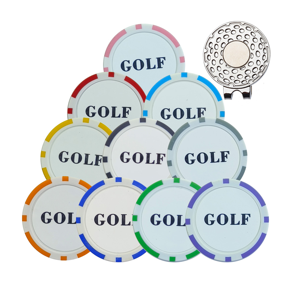 골프 모자 클립 도구가있는 10Pcs 골프 공 마커 8 - Golf Equipment And Accessories 리뷰 및 가격