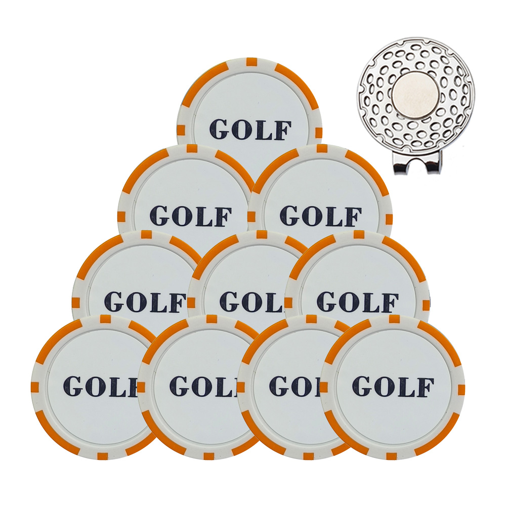 골프 모자 클립 도구가있는 10Pcs 골프 공 마커 8 - Golf Equipment And Accessories 리뷰 및 가격